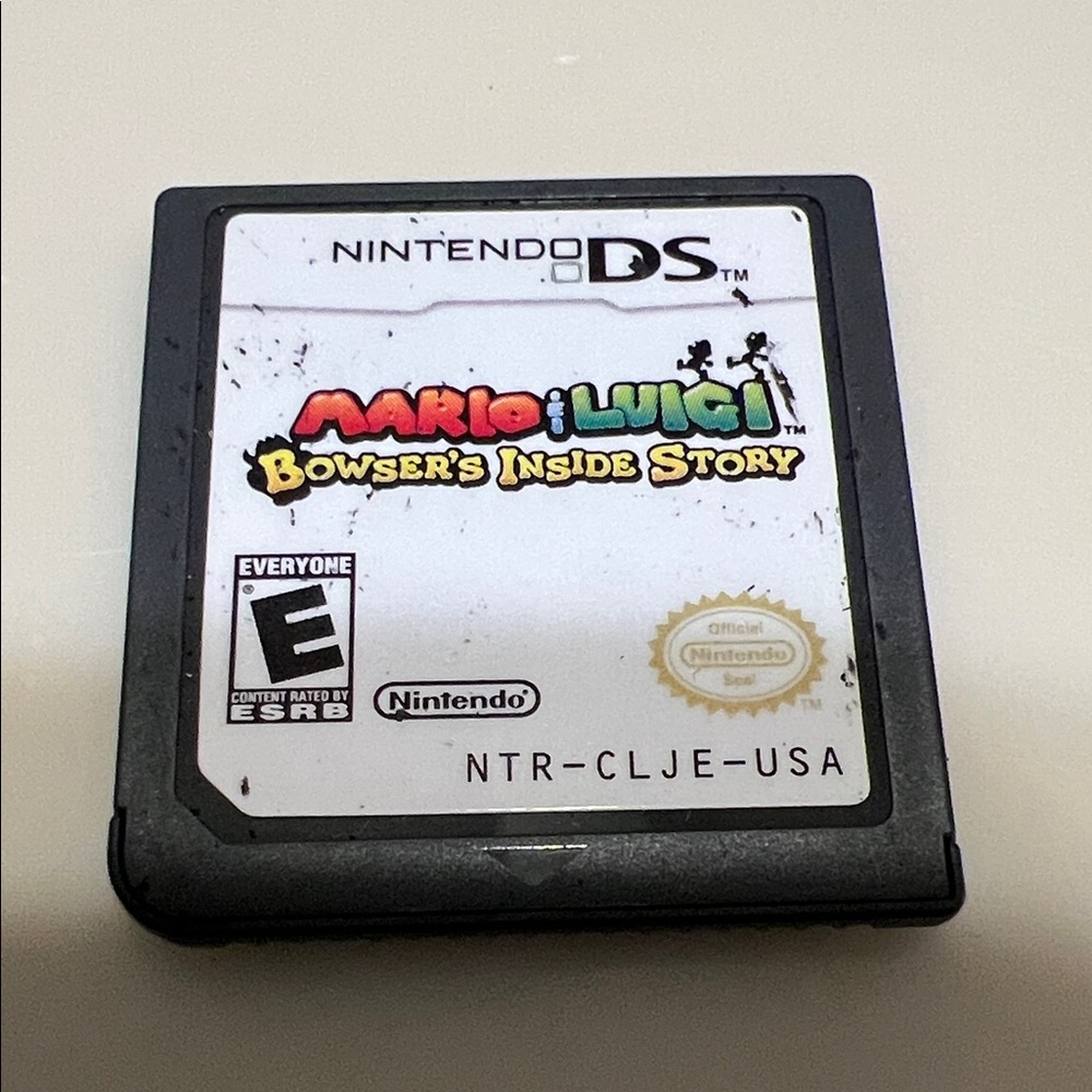 Nintendo DS Mario & Luigi: Bowser's Inside Story - Black Cartridge only-working